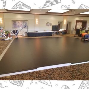 white custom dance floor wrap south florida dance floor white vinyl custom printed boca raton florida (1)