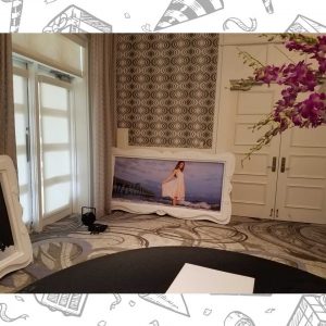 white custom dance floor wrap south florida dance floor white vinyl custom printed boca raton florida (1)