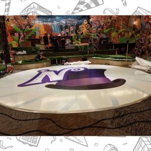 white custom dance floor wrap south florida dance floor white vinyl custom printed boca raton florida (1)