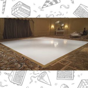 white custom dance floor wrap south florida dance floor white vinyl custom printed boca raton florida (2)