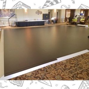 white custom dance floor wrap south florida dance floor white vinyl custom printed boca raton florida (2)