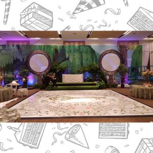 white custom dance floor wrap south florida dance floor white vinyl custom printed boca raton florida (2)