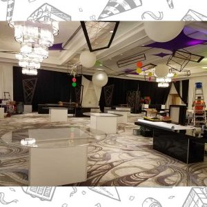 white custom dance floor wrap south florida dance floor white vinyl custom printed boca raton florida (2)