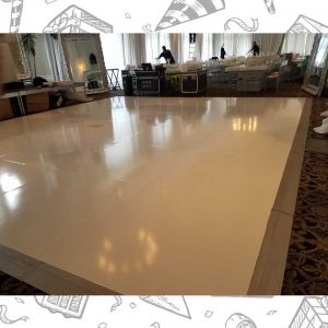 white custom dance floor wrap south florida dance floor white vinyl custom printed boca raton florida (2)