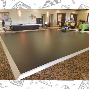 white custom dance floor wrap south florida dance floor white vinyl custom printed boca raton florida (3)