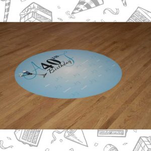 white custom dance floor wrap south florida dance floor white vinyl custom printed boca raton florida (3)