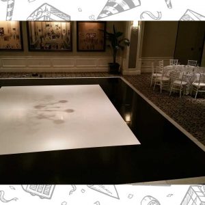 white custom dance floor wrap south florida dance floor white vinyl custom printed boca raton florida (3)