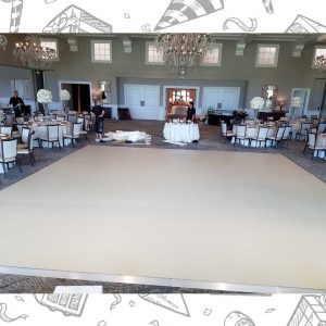 white custom dance floor wrap south florida dance floor white vinyl custom printed boca raton florida (4)