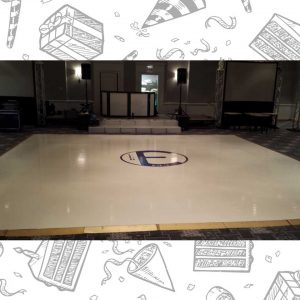 white custom dance floor wrap south florida dance floor white vinyl custom printed boca raton florida (6)