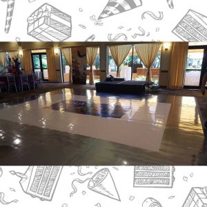 white custom dance floor wrap south florida dance floor white vinyl custom printed boca raton florida (6)