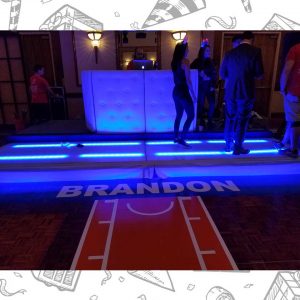 white custom dance floor wrap south florida dance floor white vinyl custom printed boca raton florida (7)