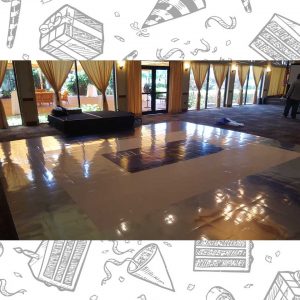 white custom dance floor wrap south florida dance floor white vinyl custom printed boca raton florida (8)