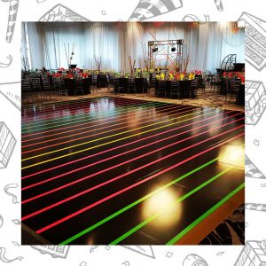 white custom dance floor wrap south florida dance floor white vinyl custom printed boca raton florida (8)