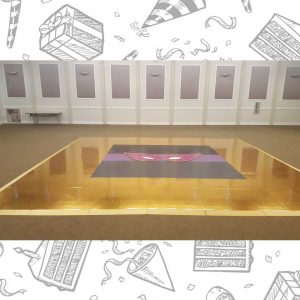 white custom dance floor wrap south florida dance floor white vinyl custom printed boca raton florida (9)